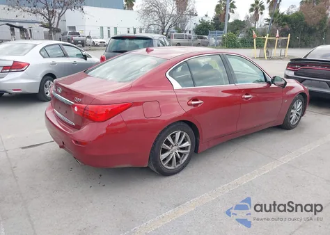 2014 Infiniti Q50 Premium z USA, uszkodzony, nr VIN JN1BV7AP1EM670092